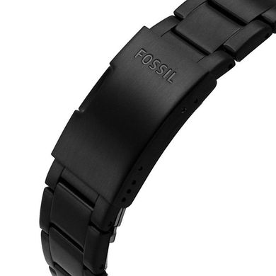 Годинники наручні чоловічі FOSSIL FS5712 кварцові, на браслеті, чорні, США