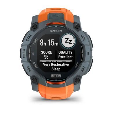 Смарт-годинник Garmin Instinct 3 (50 мм) Solar, колір сутінковий/сонячний