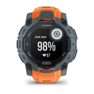 Смарт-годинник Garmin Instinct 3 (50 мм) Solar, колір сутінковий/сонячний