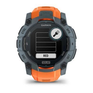 Смарт-годинник Garmin Instinct 3 (50 мм) Solar, колір сутінковий/сонячний