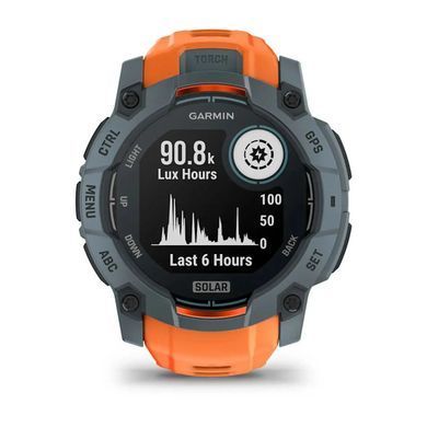 Смарт-годинник Garmin Instinct 3 (50 мм) Solar, колір сутінковий/сонячний