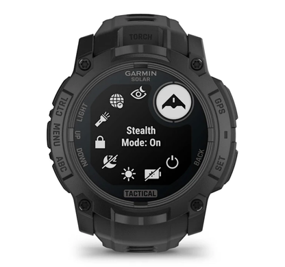 Смарт-годинник Garmin Instinct 3 (50 мм) Solar Tactical Edition чорний