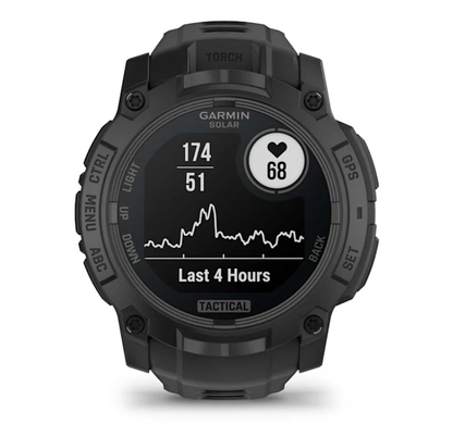 Смарт-годинник Garmin Instinct 3 (50 мм) Solar Tactical Edition чорний