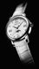 Годинники наручні жіночі Aerowatch 43938 AA03 кварцові, 8 діамантів, фаза Місяця, білий ремінець 3