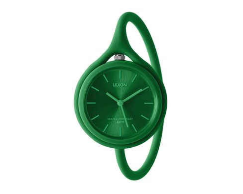 Годинник універсальні LEXON LM112V4 з ремінцем з силікону, зелені