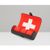Футляр для годин Wolf з шкіри серії Navigator потрійний, оздоблення – прапор Швейцарії (Великобританія)