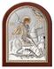 Икона в серебре Святой Георгий Победоносец открытый лик 1