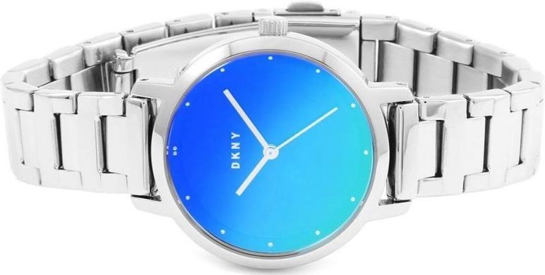 Часы наручные женские DKNY NY2736 кварцевые, синий циферблат "хамелеон", США