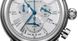 Часы-хронограф наручные мужские Aerowatch 85939 AA09 кварцевые, с датой и будильником, синий кожаный ремешок 2