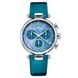 Часы наручные женские Claude Bernard 10215 3 NABUDN, кварцевый хронограф, с голубым перламутром и бриллиантами 1