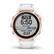 Смарт-годинник Garmin Fenix 6S Pro Rose Gold з білим ремінцем 9