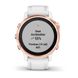 Смарт-годинник Garmin Fenix 6S Pro Rose Gold з білим ремінцем 3