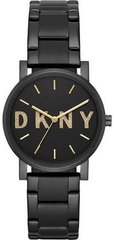 Часы наручные женские DKNY NY2682 кварцевые, на браслете, черные, США