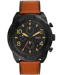Часы наручные мужские FOSSIL FS5714 кварцевые, ремешок из кожи, США