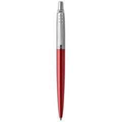 Ручка шариковая Parker JOTTER 17 Kensington Red CT BP 16 432 стальная, отделка хромом
