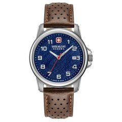 Часы наручные мужские Swiss Military-Hanowa 06-4231.7.04.003 кварцевые, коричневый ремешок из кожи, Швейцария