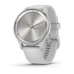 Смарт-часы Garmin Vivomove Trend с серебристым стальным безелем, серыми корпусом и ремешком