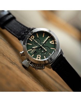 Годинник наручний чоловічий U-BOAT 9581 CLASSICO 45 TUNGSTENO CAS GREEN
