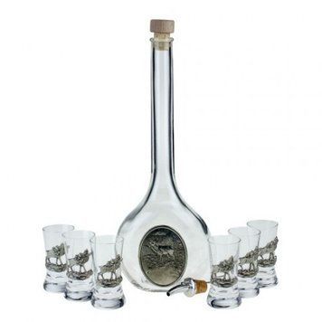 Набор из графина и шести стопок &laquo;Олень&raquo; 15154 Artina Schnaps Set 8 pcs &bdquo;Deer&ldquo; 36 cm