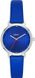 Часы наручные женские DKNY NY2675 кварцевые с синим кожаным ремешком, США 1