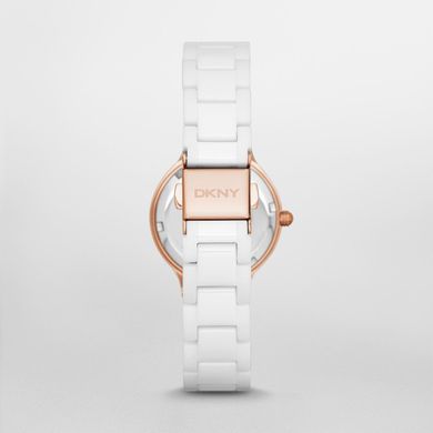 Часы наручные женские DKNY NY2251 кварцевые, белые, керамический ремешок, США
