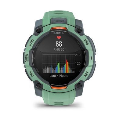 Смарт-годинник Garmin Instinct 3 (45 мм) AMOLED кольору неотропік
