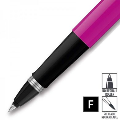 Ручка-ролер Parker JOTTER 17 Plastic Pink CT RB блістер 15 526 з рожевого пластику