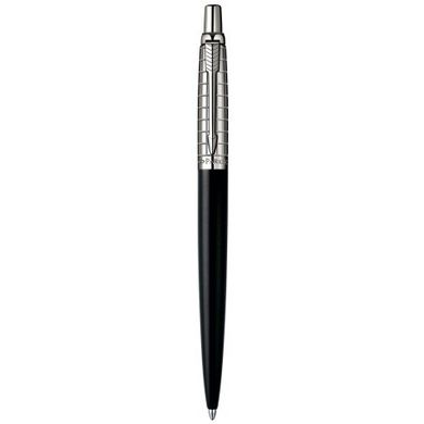 Ручка шариковая Parker Jotter Premium Satin Black SS Chiselled BP 15 332B