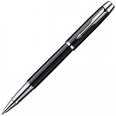 Ручка-ролер Parker IM Black CT RB 20 322B з ювелірної латуні
