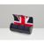 Футляр для годин Wolf з шкіри серії Navigator потрійний, оздоблення – британський прапор (Великобританія)