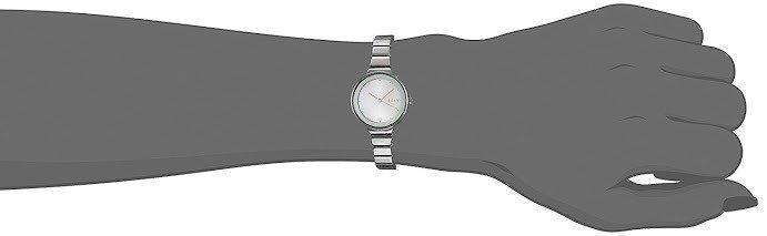 Часы наручные женские DKNY NY2694 кварцевые, на браслете, серебристые, США