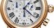 Часы-хронограф наручные мужские Aerowatch 83939 RO07 кварцевые, с датой, позолота PVD, коричневый ремешок 3