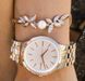Часы наручные женские DKNY NY2464 кварцевые на браслете, биколорные, США 6