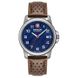 Часы наручные мужские Swiss Military-Hanowa 06-4231.7.04.003 кварцевые, коричневый ремешок из кожи, Швейцария 2