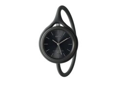 Часы универсальные LEXON LM112N4 с ремешком из силикона, черные