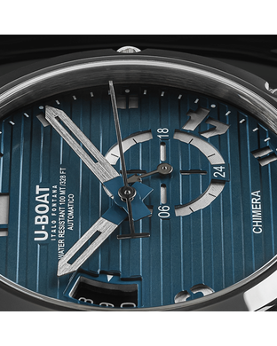 Часы наручные мужские U-BOAT 9602 CHIMERA 46MM SS BLU S/N:027