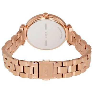 Часы наручные женские DKNY NY2584 кварцевые, на браслете, цвет розового золота, США