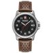 Часы наручные мужские Swiss Military-Hanowa 06-4231.7.04.007 кварцевые, коричневый ремешок из кожи, Швейцария 1