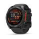 Смарт-часы Garmin Fenix 8 &ndash; 51 мм, AMOLED, сланцево-серые с черным силиконовым ремешком