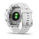 Смарт-часы Garmin Fenix 6S серебристые с белым ремешком