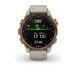 Смарт-часы Garmin Descent Mk3i - 43 мм, бронзовый титан PVD, силиконовый ремешок французского серого цвета + трансивер Descent T2
