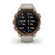 Смарт-часы Garmin Descent Mk3i - 43 мм, бронзовый титан PVD, силиконовый ремешок французского серого цвета + трансивер Descent T2