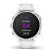 Смарт-часы Garmin Fenix 6S серебристые с белым ремешком