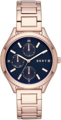 Часы наручные женские DKNY NY2661 кварцевые, с датой и днем недели, цвет розового золота, США