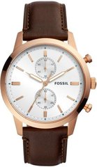 Часы наручные мужские FOSSIL FS5468 кварцевые, ремешок из кожи, США