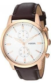 Годинники наручні чоловічі FOSSIL FS5468 кварцові, ремінець з шкіри, США