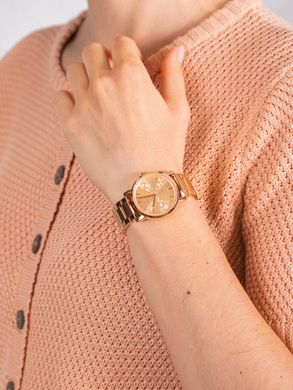 Часы наручные женские DKNY NY2854 кварцевые, на браслете, цвет розового золота, США