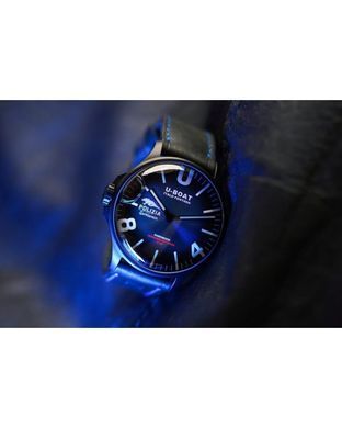 Годинник наручний чоловічий U-BOAT 9180 DARKMOON 44MM PANTERA