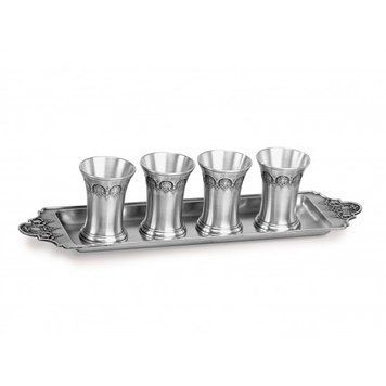 Набор из 4-х рюмок на подносе &laquo;Резиденция&raquo; 16219 ARTINA SCHNAPS TRAY 5 PCS RESIDENZ