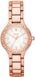 Часы наручные женские DKNY NY2222 кварцевые, с фианитами, цвет розового золота, США 1